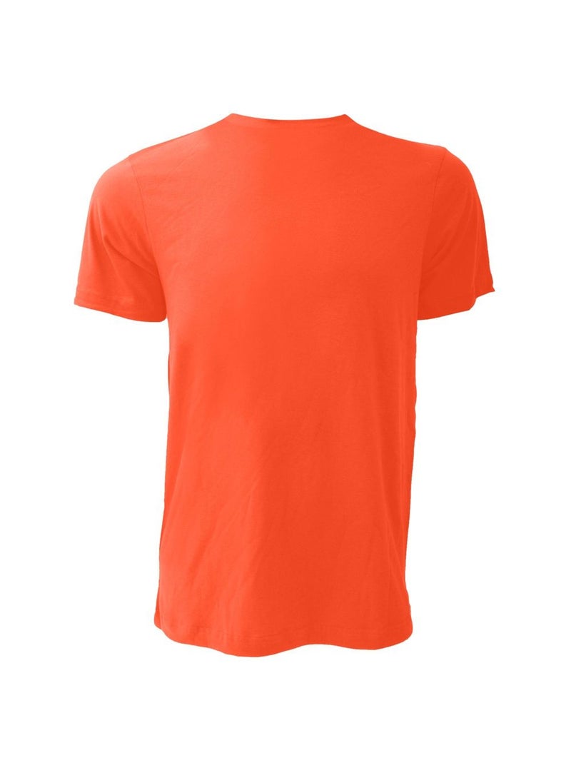T-shirt unisexe à col ras du cou en jersey Canvas / T-shirt à manches courtes pour hommes Corail - Kiabi