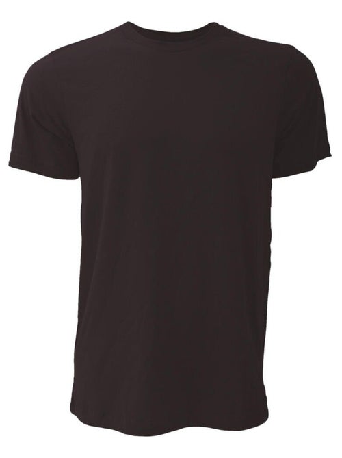 T-shirt unisexe à col ras du cou en jersey Canvas / T-shirt à manches courtes pour hommes - Kiabi