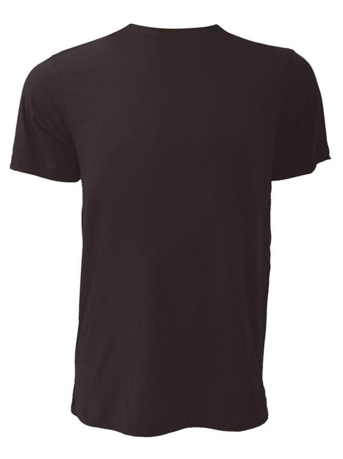 T-shirt unisexe à col ras du cou en jersey Canvas / T-shirt à manches courtes pour hommes - Kiabi