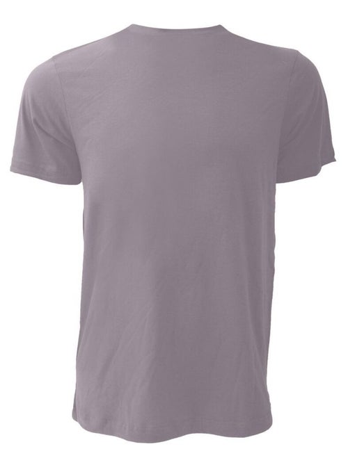 T-shirt unisexe à col ras du cou en jersey Canvas / T-shirt à manches courtes pour hommes - Kiabi