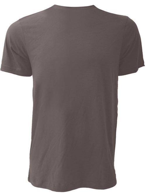 T-shirt unisexe à col ras du cou en jersey Canvas / T-shirt à manches courtes pour hommes - Kiabi