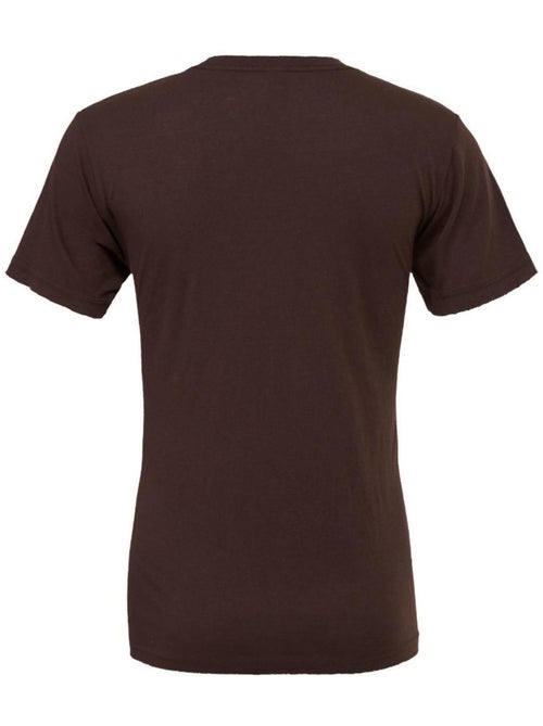 T-shirt unisexe à col ras du cou en jersey Canvas / T-shirt à manches courtes pour hommes - Kiabi