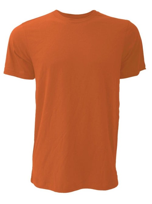 T-shirt unisexe à col ras du cou en jersey Canvas / T-shirt à manches courtes pour hommes - Kiabi