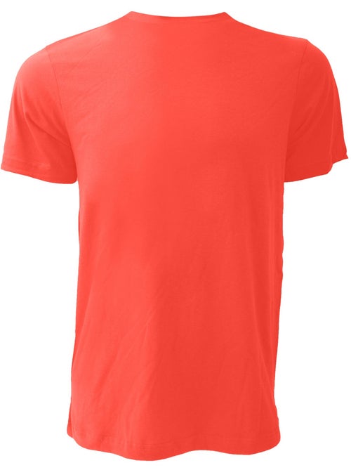 T-shirt unisexe à col ras du cou en jersey Canvas / T-shirt à manches courtes pour hommes - Kiabi