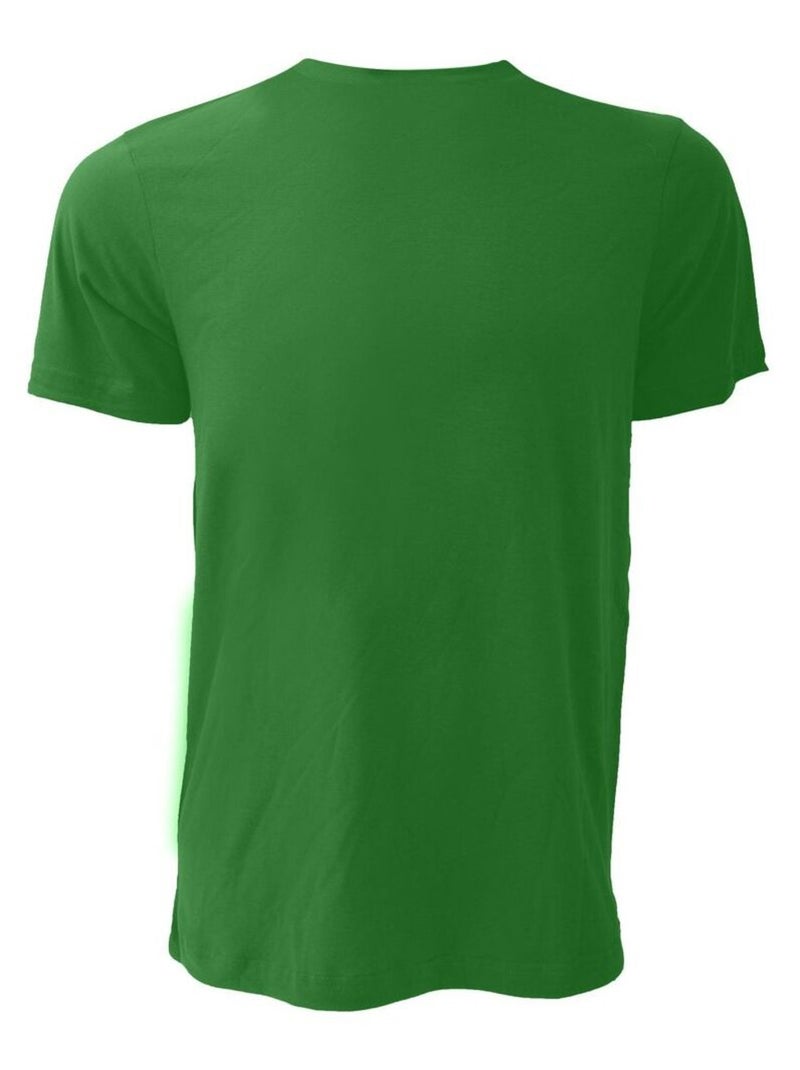T-shirt unisexe à col ras du cou en jersey Canvas / T-shirt à manches courtes pour hommes Vert forêt - Kiabi