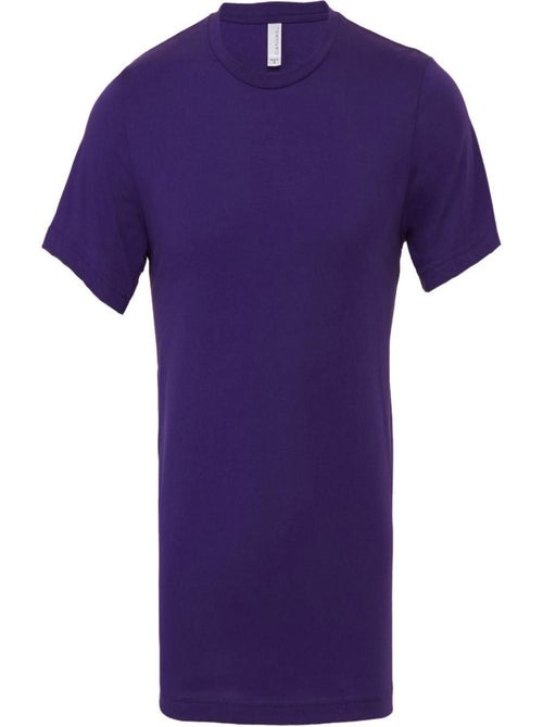 T-shirt unisexe à col ras du cou en jersey Canvas / T-shirt à manches courtes pour hommes - Kiabi