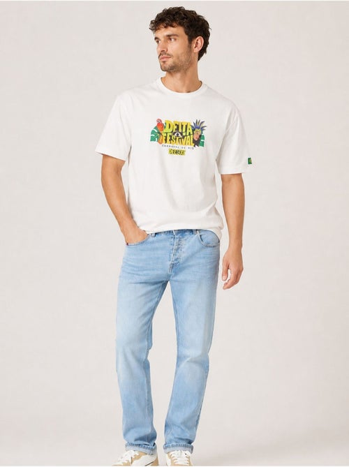 T-shirt unisexe deeluxe x delta à imprimés graphiques 'deeluxe' - Kiabi T-shirt unisexe deeluxe x delta à imprimés graphiques 'deeluxe' - Kiabi