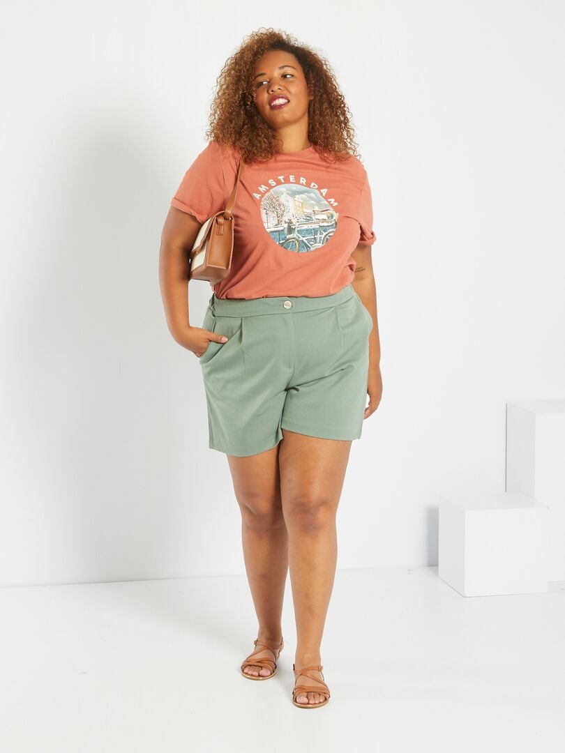 T-shirt unisexe en jersey Rouge - Kiabi