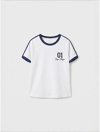 T-shirt unisexe jeune en coton et élasthanne tommy