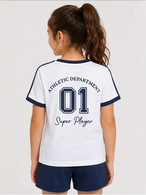 T-shirt unisexe jeune en coton et élasthanne tommy - Kiabi T-shirt unisexe jeune en coton et élasthanne tommy - Kiabi