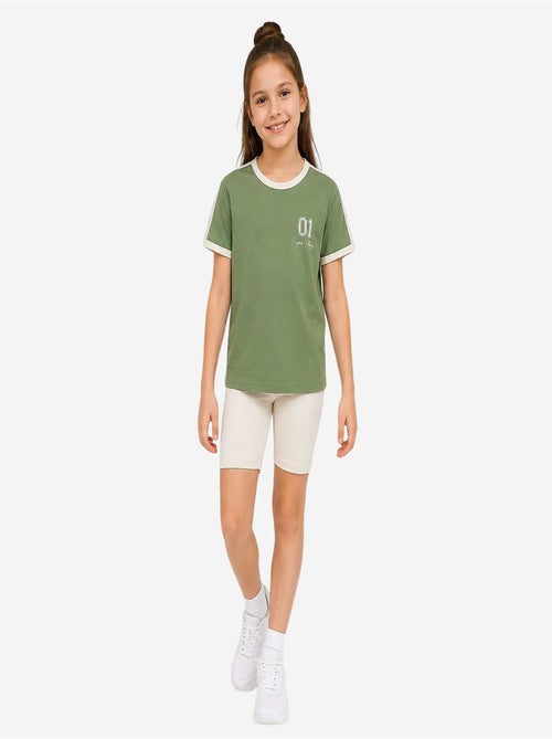T-shirt unisexe jeune en coton et élasthanne tommy - Kiabi T-shirt unisexe jeune en coton et élasthanne tommy - Kiabi