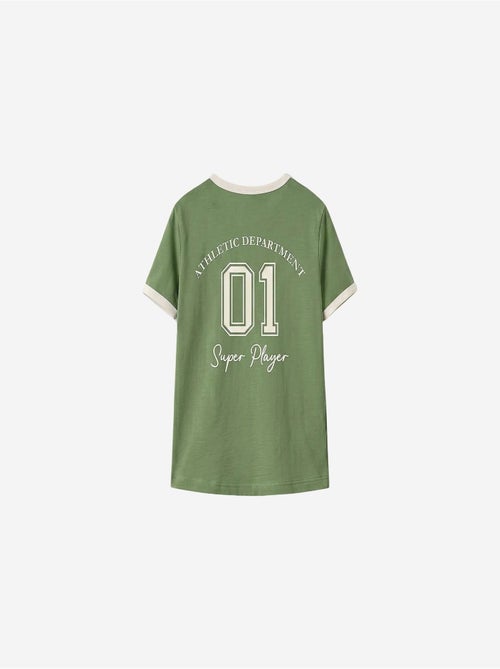 T-shirt unisexe jeune en coton et élasthanne tommy - Kiabi T-shirt unisexe jeune en coton et élasthanne tommy - Kiabi