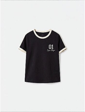 T-shirt unisexe jeune en coton et élasthanne tommy
