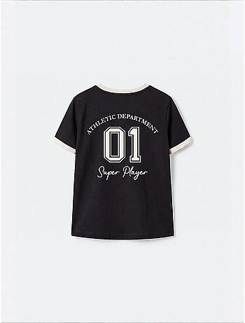 T-shirt unisexe jeune en coton et élasthanne tommy