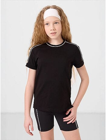 T-shirt unisexe jeune en coton et élasthanne tommy