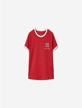 T-shirt unisexe jeune en coton et élasthanne tommy