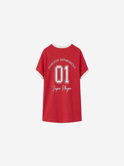 T-shirt unisexe jeune en coton et élasthanne tommy - Kiabi T-shirt unisexe jeune en coton et élasthanne tommy - Kiabi