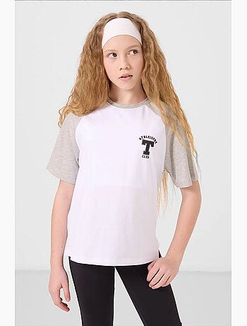 T-shirt unisexe jeunesse en coton et élasthanne tommy
