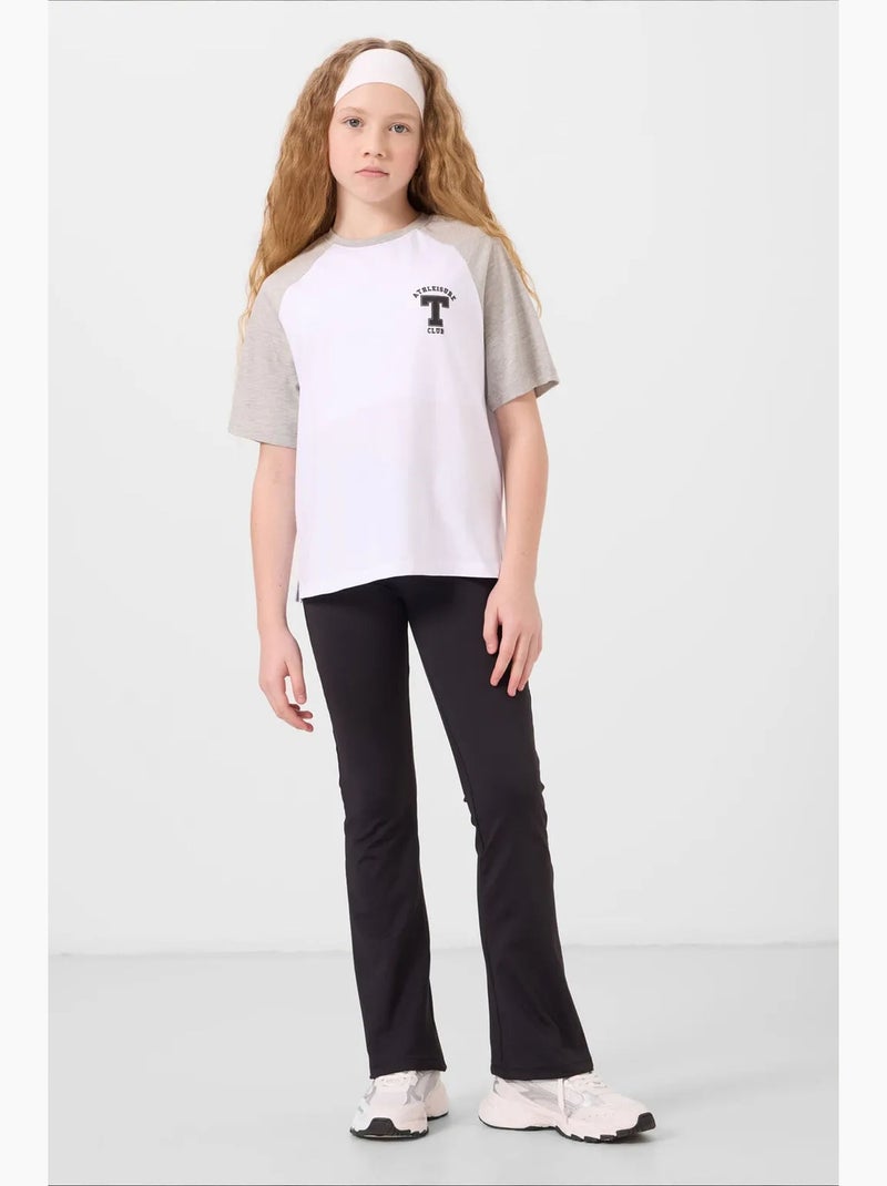 T-shirt unisexe jeunesse en coton et élasthanne tommy Blanc - Kiabi