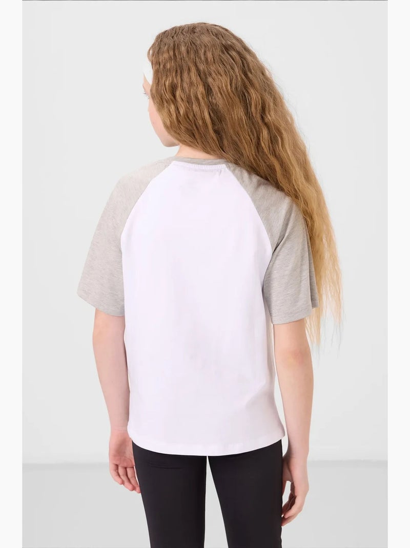 T-shirt unisexe jeunesse en coton et élasthanne tommy Blanc - Kiabi