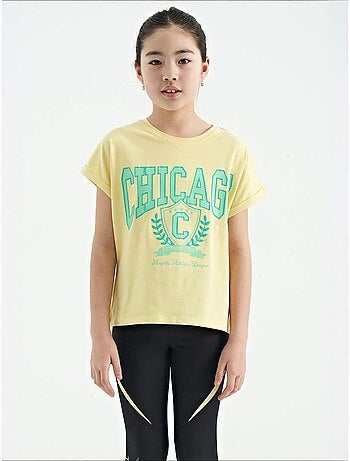 T-shirt unisexe jeunesse en coton et élasthanne tommy