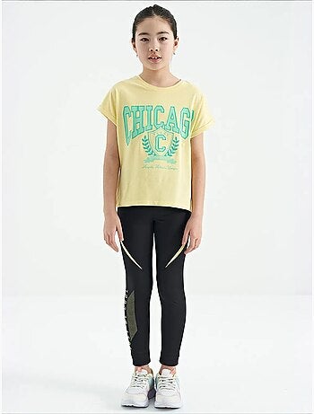 T-shirt unisexe jeunesse en coton et élasthanne tommy