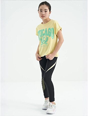 T-shirt unisexe jeunesse en coton et élasthanne tommy