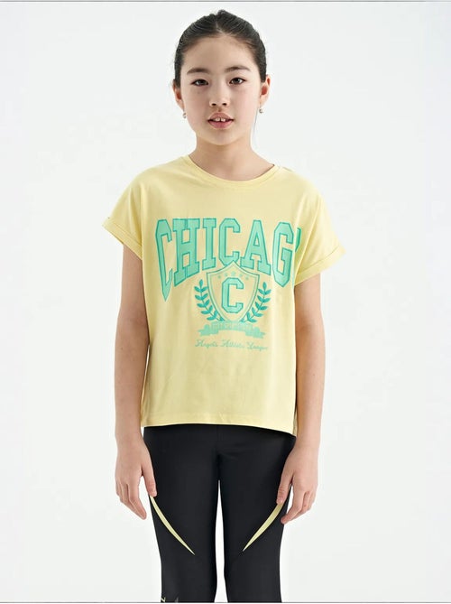 T-shirt unisexe jeunesse en coton et élasthanne tommy - Kiabi T-shirt unisexe jeunesse en coton et élasthanne tommy - Kiabi