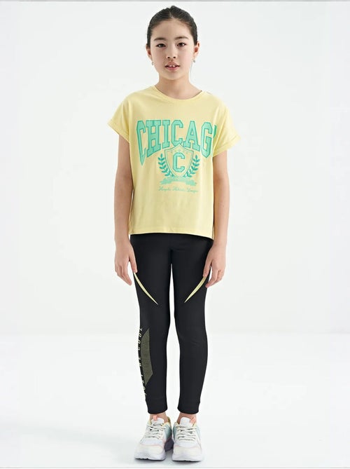 T-shirt unisexe jeunesse en coton et élasthanne tommy - Kiabi T-shirt unisexe jeunesse en coton et élasthanne tommy - Kiabi