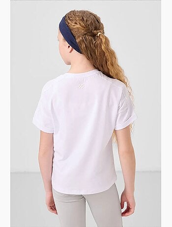 T-shirt unisexe junior en coton et élasthanne tommy