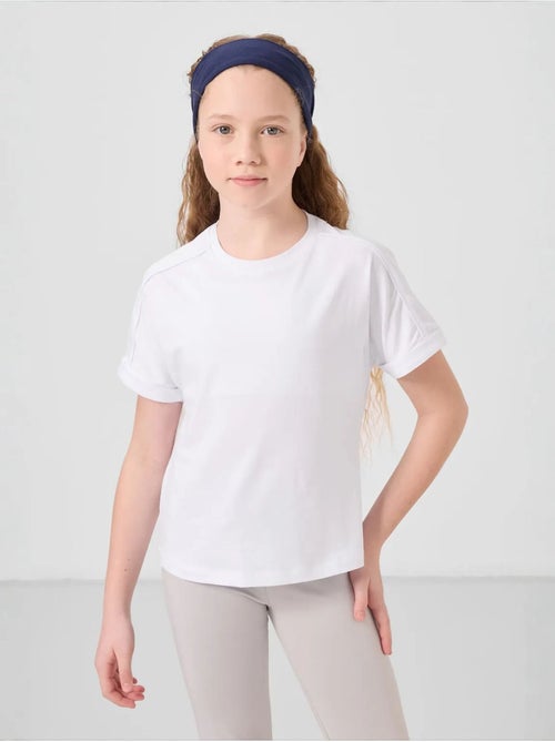 T-shirt unisexe junior en coton et élasthanne tommy - Kiabi T-shirt unisexe junior en coton et élasthanne tommy - Kiabi