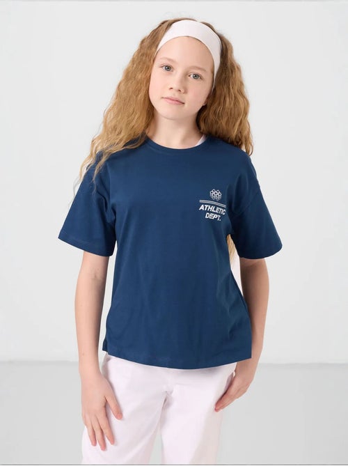 T-shirt unisexe junior en coton et élasthanne tommy - Kiabi T-shirt unisexe junior en coton et élasthanne tommy - Kiabi