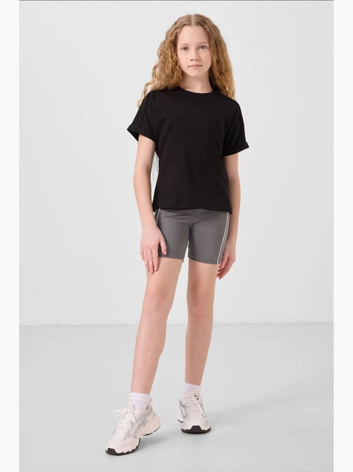 T-shirt unisexe junior en coton et élasthanne tommy - Kiabi