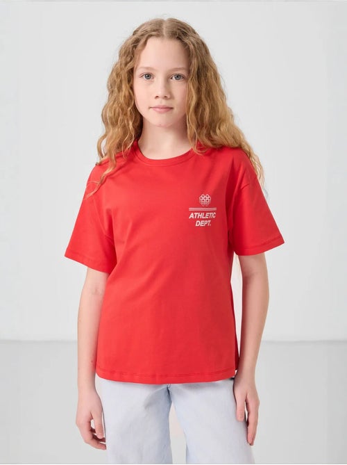 T-shirt unisexe junior en coton et élasthanne tommy - Kiabi T-shirt unisexe junior en coton et élasthanne tommy - Kiabi