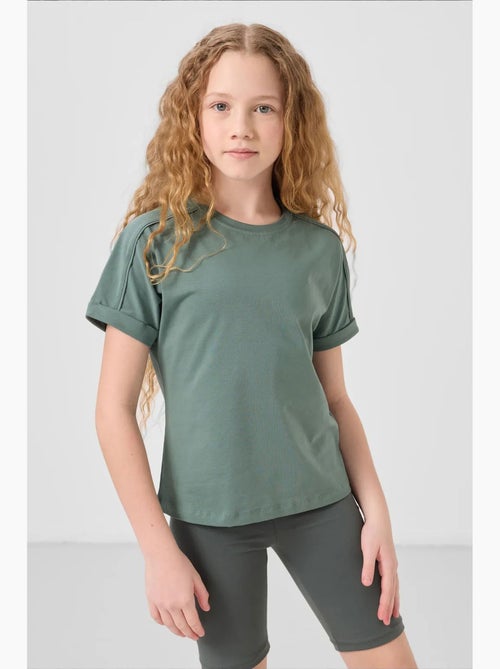 T-shirt unisexe junior en coton et élasthanne tommy - Kiabi