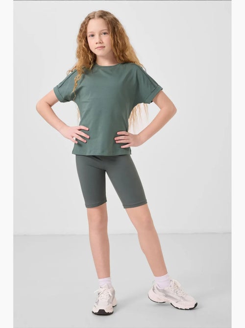 T-shirt unisexe junior en coton et élasthanne tommy - Kiabi