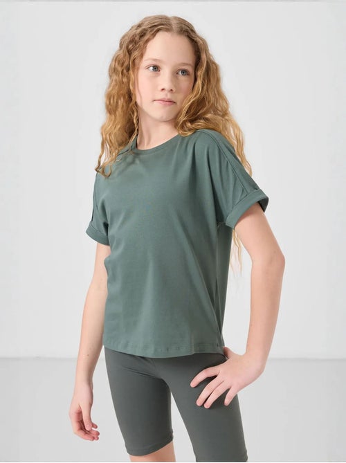 T-shirt unisexe junior en coton et élasthanne tommy - Kiabi