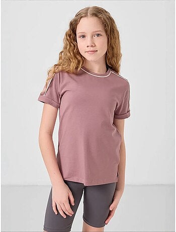 T-shirt unisexe junior en coton et élasthanne tommy