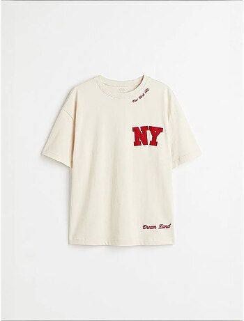 T-shirt unisexe junior en mélange de coton tommy