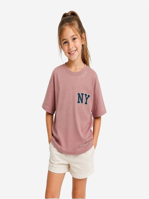 T-shirt unisexe junior en mélange de coton tommy - Kiabi T-shirt unisexe junior en mélange de coton tommy - Kiabi