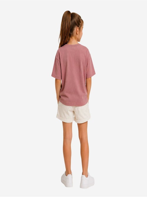 T-shirt unisexe junior en mélange de coton tommy - Kiabi T-shirt unisexe junior en mélange de coton tommy - Kiabi
