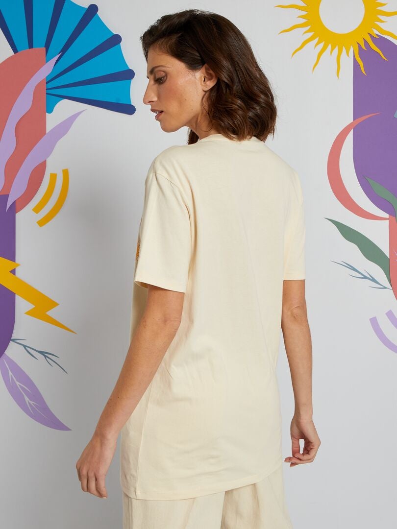 T-shirt unisexe 'mythologie' Beige - Kiabi