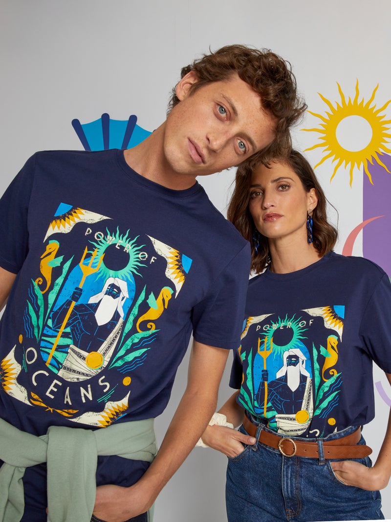 T-shirt unisexe 'mythologie' Noir - Kiabi
