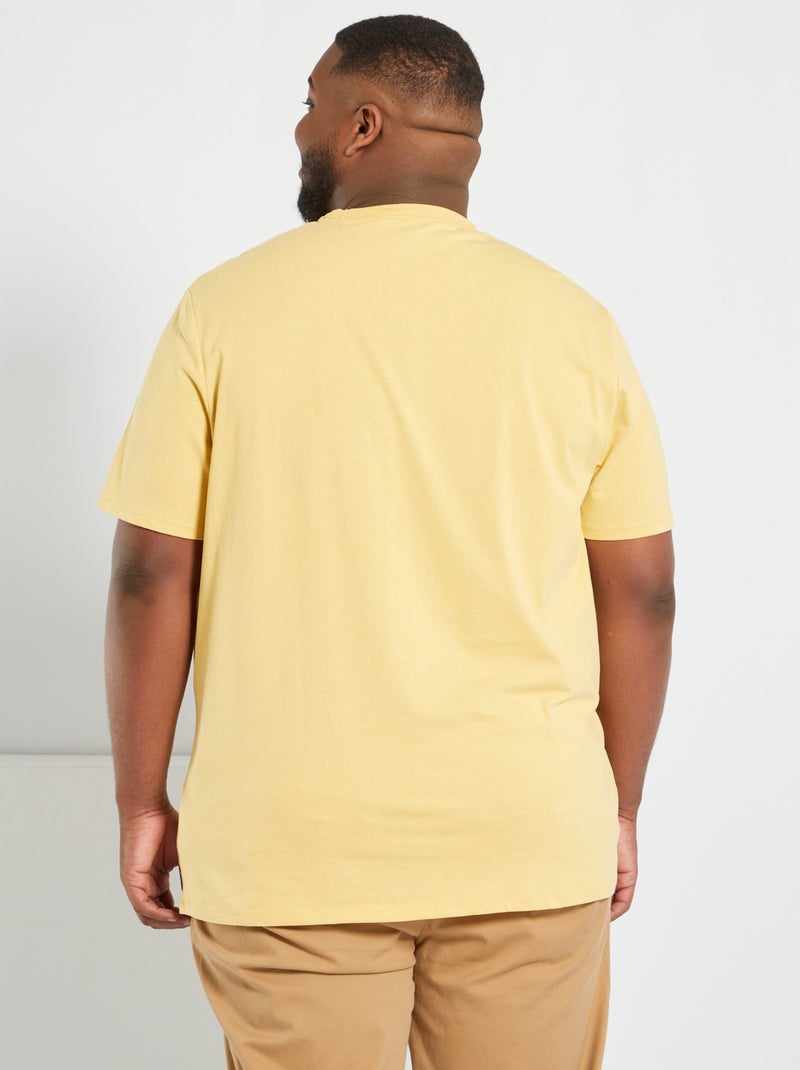 T-shirt unisexe 'Palma de Mallorca' Jaune - Kiabi