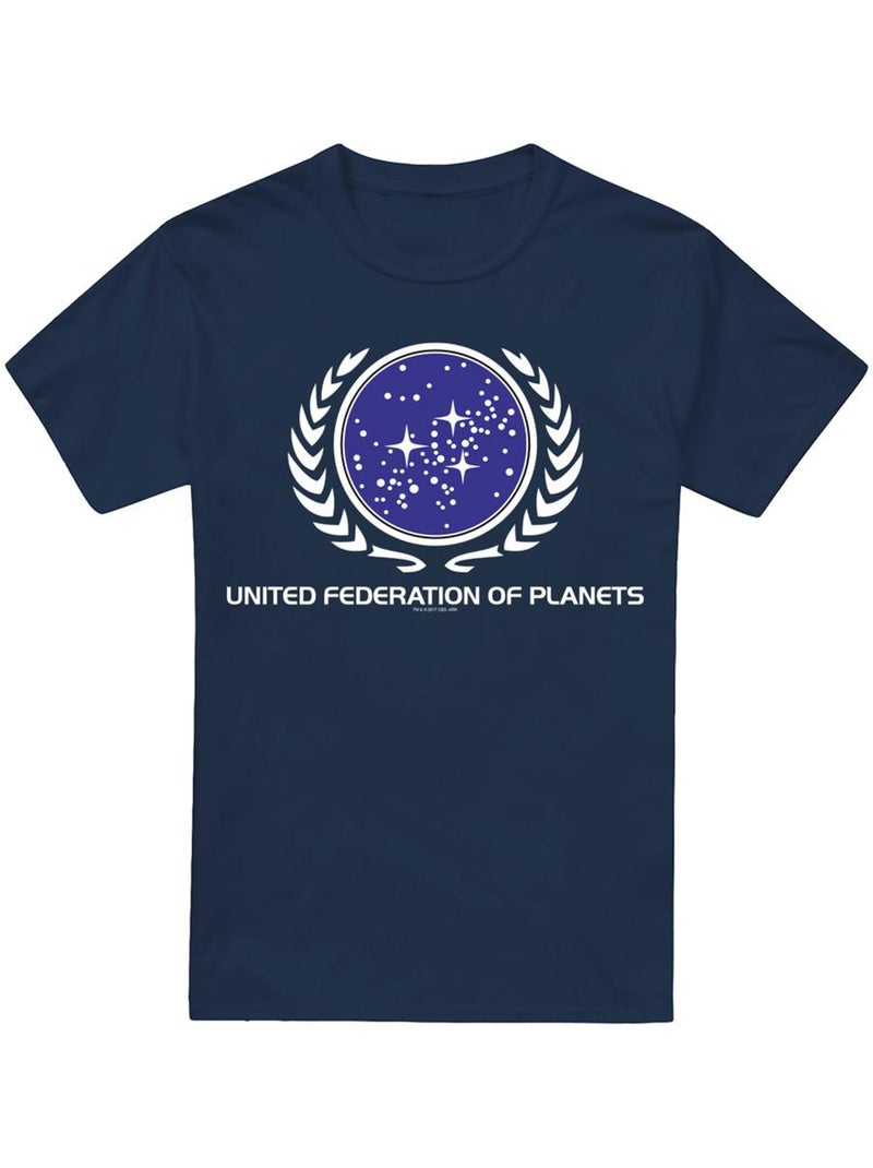 T-shirt united federation - star trek Bleu marine - Kiabi