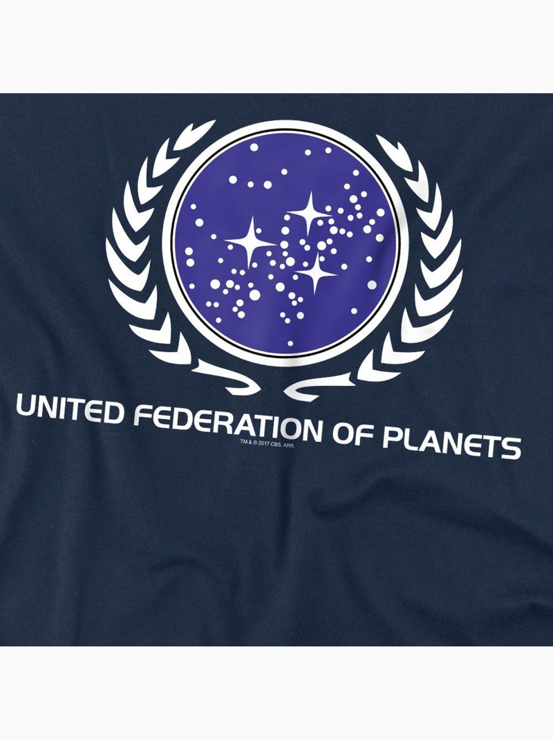 T-shirt united federation - star trek Bleu marine - Kiabi