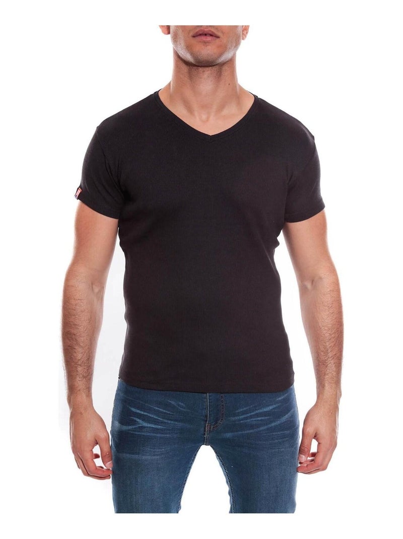 T-SHIRT V WILLIAM II Noir - Kiabi