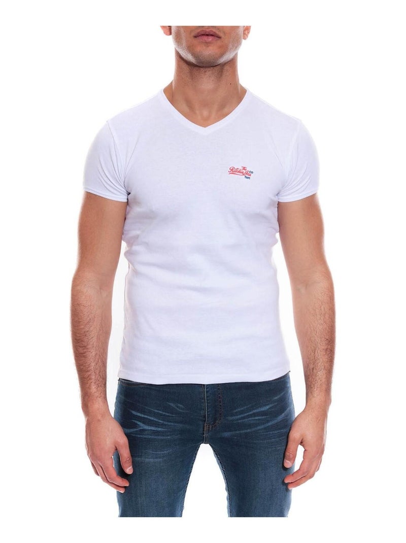 T-SHIRT V WORKO II Blanc - Kiabi