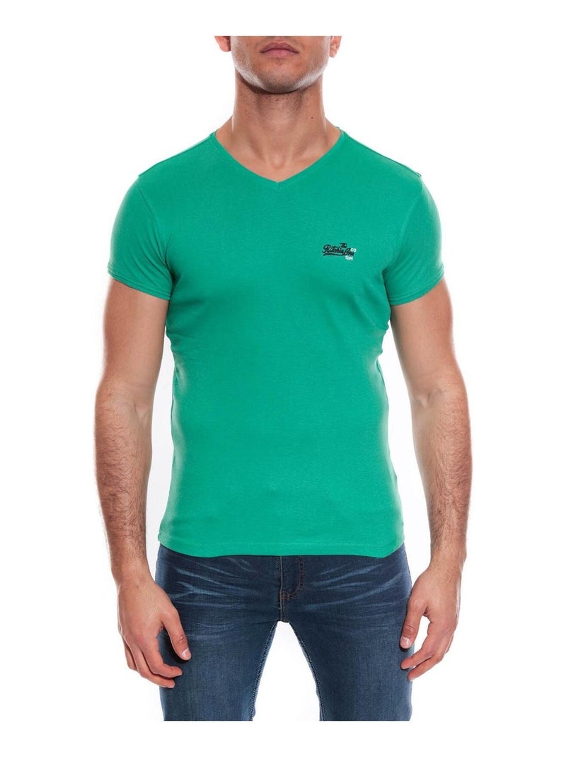 T-SHIRT V WORKO II Vert - Kiabi