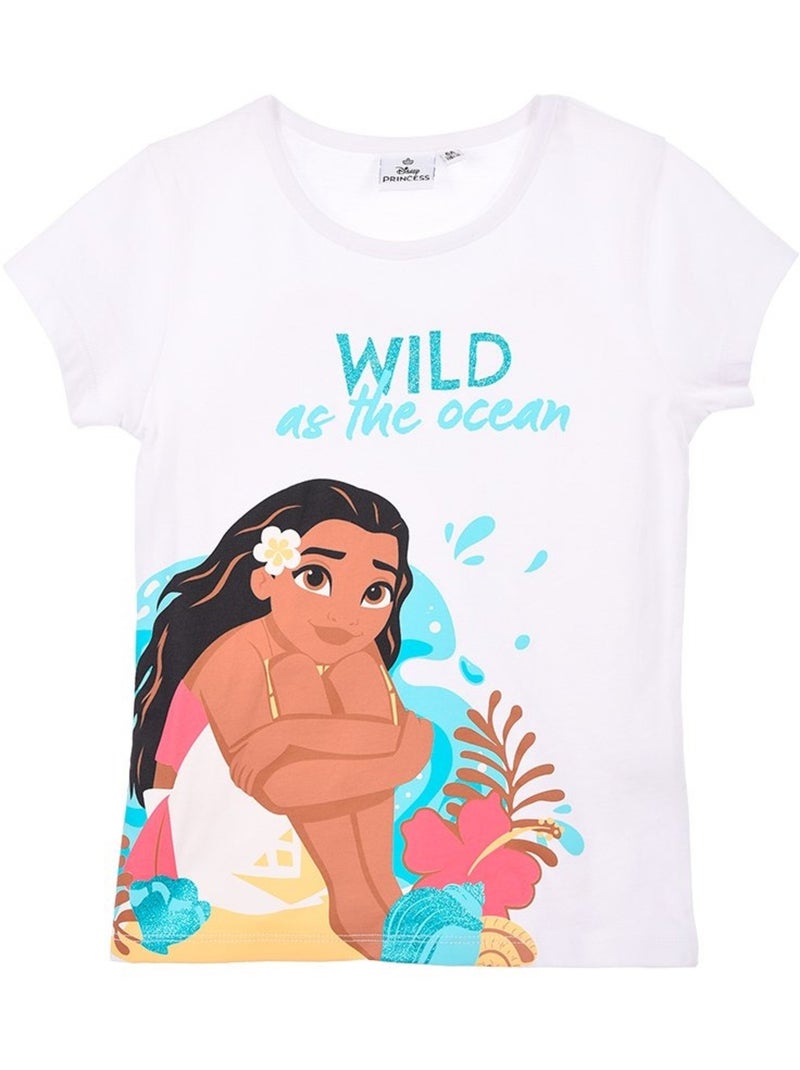 T-Shirt Vaiana | Licence Officielle Blanc - Kiabi